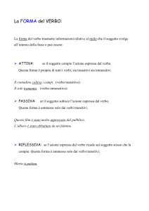 La forma del verbo