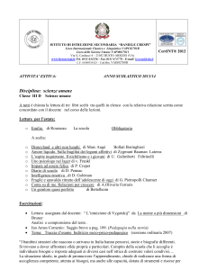 ISTITUTO DI ISTRUZIONE SECONDARIA “DANIELE CRESPI” Liceo