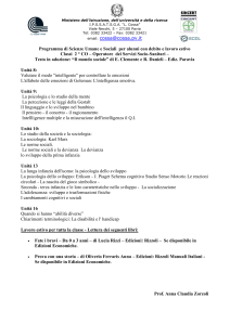 Classi 2 ° CO – Operatore dei Servizi Socio - "L. Cossa"