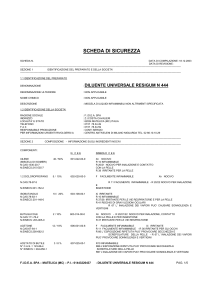 SCHEDA DI SICUREZZA