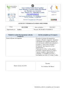 attività consigliata per il recupero - effediemme