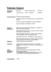 Curriculum Vitae - Rosalba Cantina