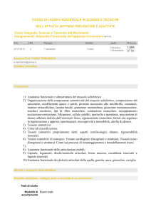Anatomia Funzionale