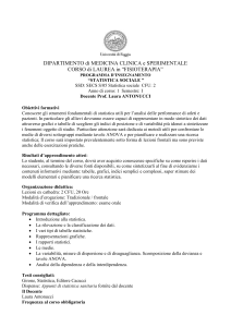 UNIVERSITA` degli STUDI di FOGGIA