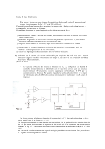 Esame di stato (Elettronica) Due sensori forniscono a un sistema di