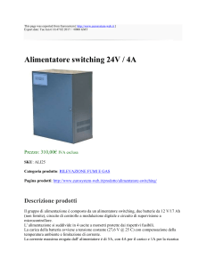 Alimentatore switching 24V / 4A : Eurosystem : http://www