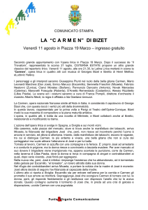 COMUNICATO STAMPA - Comune di Cisterna di Latina