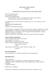 Classe II L indirizzo Turismo