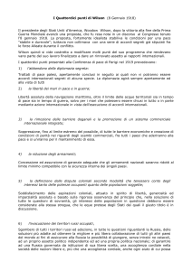 I Quattordici punti di Wilson
