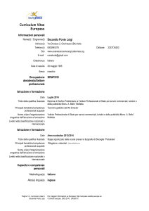 Curriculum Vitae Europass