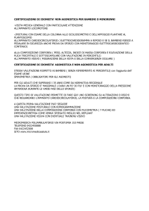 certificazione di idoneita` non agonistica per bambini o minorenni