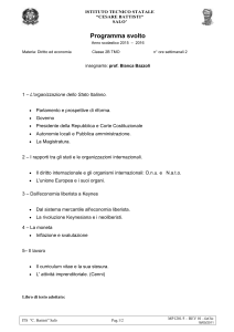 Area di progetto - “C.Battisti” di Salò