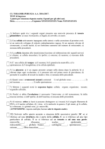 TEST di ingresso - Digilander