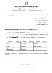 LICEO SCIENTIFICO STATALE ITALIANO "E