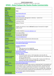 PROGETTO ERASMUS 2011/12