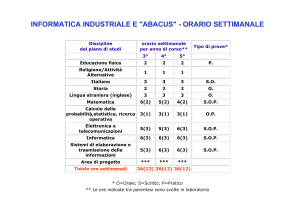 INFORMATICA INDUSTRIALE E "ABACUS"
