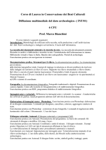 Diffusione del dato archeologico