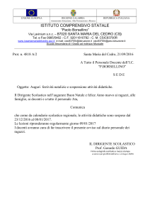 Distretto Scolastico N° 19 - IC "Borsellino"