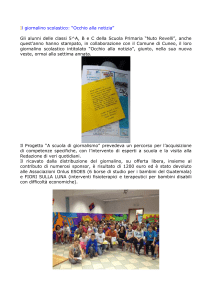 Il giornalino scolastico: “Occhio alla notizia”