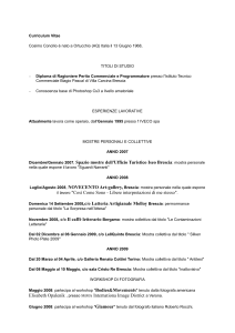 Curriculum Vitae Cosimo Concilio è nato a Ortucchio (AQ) Italia il 13
