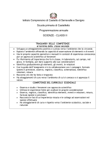 Programmazione Classe Seconda – Scienze