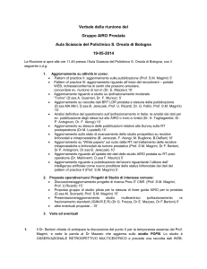Verbale della riunione del - AIRO associazione italiana radioterapia