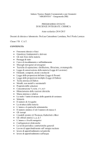 SCIENZE INTEGRATE CHIMICA 1B CAT