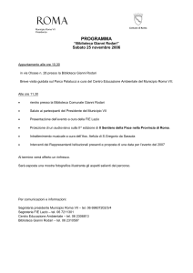 il programma - sentiero verde