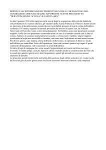 0000 risposta DERATTIZZAZIONE SCUOLA VILLANOVA