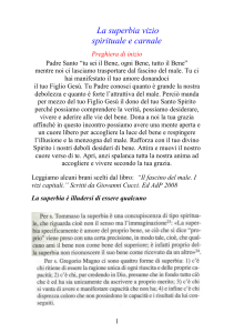 Vizio spirituale e carnale