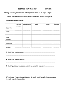 grammatica - MAESTRA MG