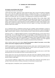 VII tempo ordinario anno A