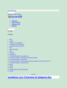 docentiIB - problema con il teorema di pitagora