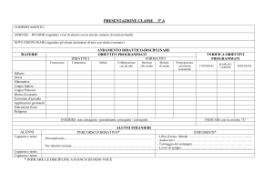 presentazione classe __1ª a