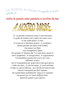 Tu se grande e immenso come il nome che porti Ci guidi da lontano