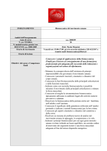 Biomeccanica (Core Curriculum)
