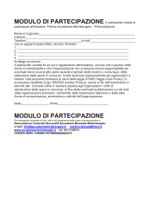 scarica modulo - Accademiamichelangelo