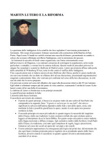 martin lutero e la riforma