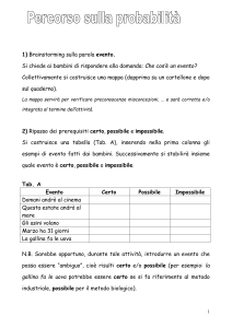 percorso sulla probabilità - qui Sara qui didattica
