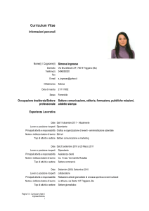Curriculum Vitae Europass