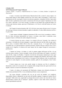 Dio non e solitudine ma comunione damore