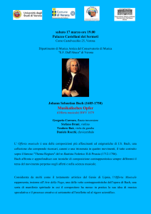 sabato 17 marzo ore 19.00 Palazzo Castellani dei Sermeti Corso