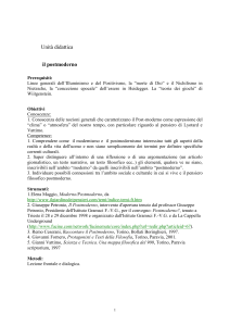 Unità didattica :il postmoderno