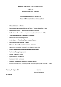 ISTITUTO SUPERIORE STATALE “PITAGORA” POZZUOLI ANNO