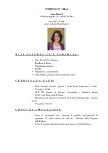 curriculum vitae