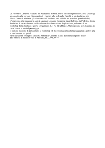 La Facoltà di Lettere e Filosofia e l`Accademia di Belle Arti di Sassari