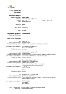 Natalia Artese - Psicologi ISP