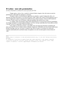 Il Latino - non solo grammatica