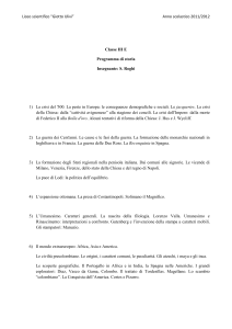 Liceo scientifico “Giotto Ulivi” Anno scolastico 2011/2012 Classe III