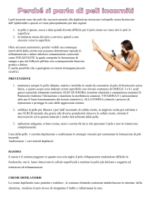 Perché si parla di peli incarniti